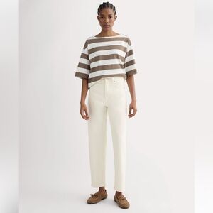 Everlane High Waist Ecru Skinny Jean